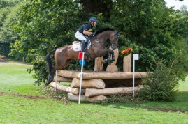 Oliver Townend and Ridire Dorcha taking part in the CIC Two Star Cross Country